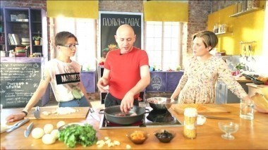 Два с половиной повара. Открытая кухня, 100 выпуск. Паэлья и Тапас