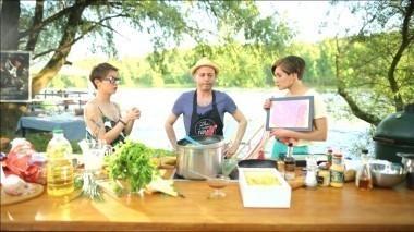 Два с половиной повара. Открытая кухня, 95 выпуск. Салат цезарь и паста карбонара